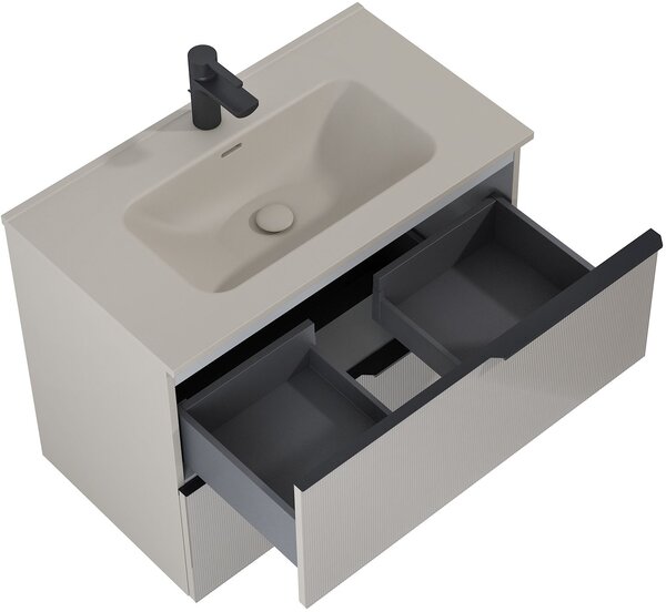 Elita Soho skříňka 80x45.3x63.5 cm pod umyvadlo závěsná béžová RE010804047020