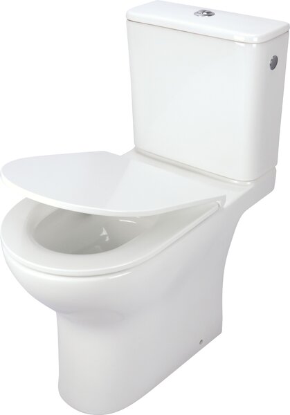 Deante Jaśmin kompaktní wc se sedátkem s vírovým splachováním bílá CDJD6RPS