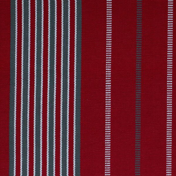 Prostírání MURI proužky červená běhoun delší strana 100-170 cm