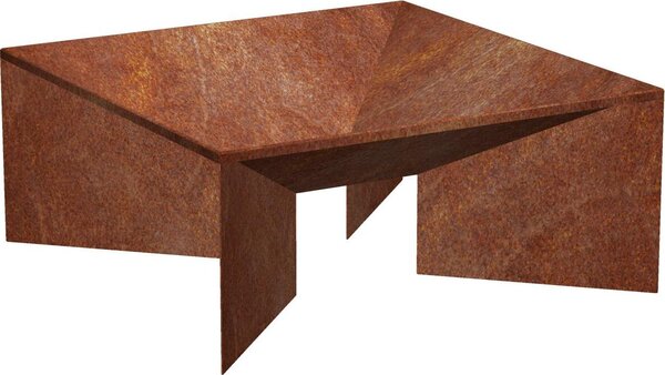 CORGARDEN Fokus Zahradní ohniště 70 x 70 x 30 cm, corten CORGARDEN 1017