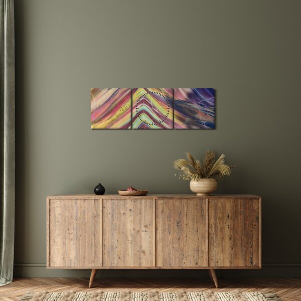 Obraz - Panorama (s hodinami) (90x30 cm)
