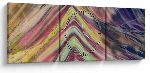Obraz - Panorama (s hodinami) (90x30 cm)