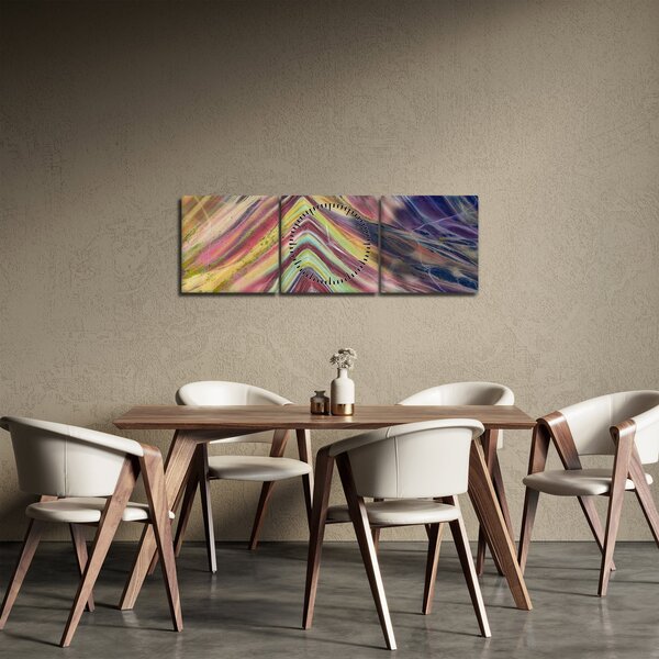 Obraz - Panorama (s hodinami) (90x30 cm)