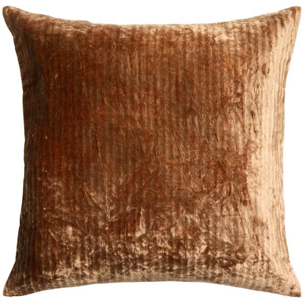 Kave Home Oranžový sametový povlak na polštář Caril 45 x 45 cm