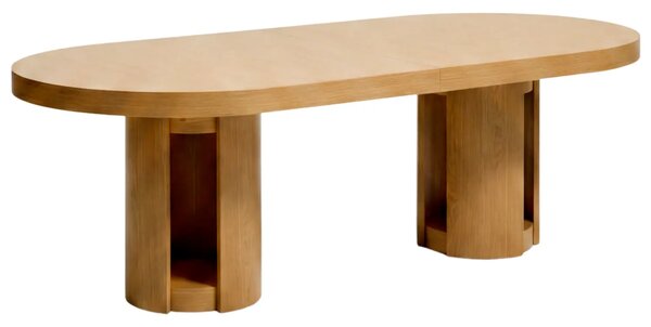 Kave Home Dubový rozkládací jídelní stůl Artis 240/290 x 110 cm