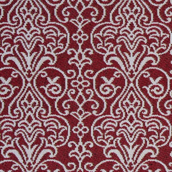Prostírání MOTIV LUREX ornament červenostříbrná prostírání cca 30 x 45 cm