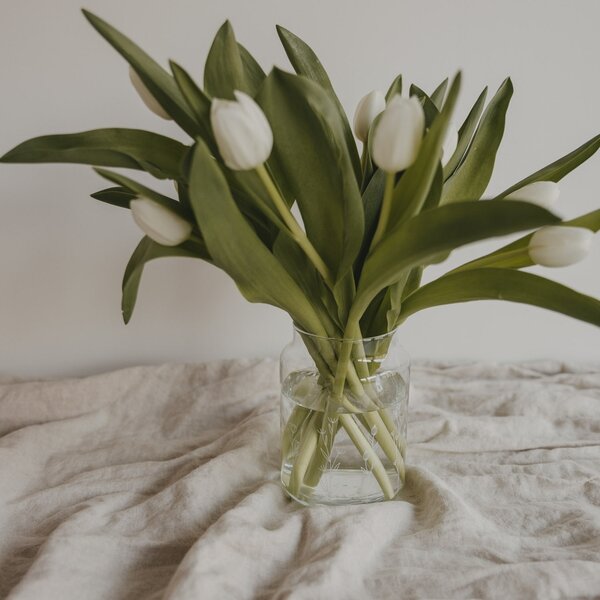 Skleněná váza Floral Clear 14 cm