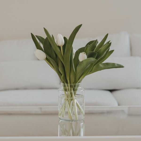 Skleněná váza Floral Clear 14 cm