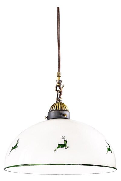 Kolarz 731.30.101 - Lustr na lanku NONNA 1xE27/75W/230V pr. 30 cm jeleni zelená