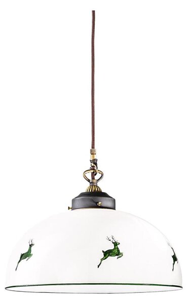 Kolarz 731.32.102 - Lustr na lanku NONNA 1xE27/75W/230V pr. 36 cm jeleni zelená
