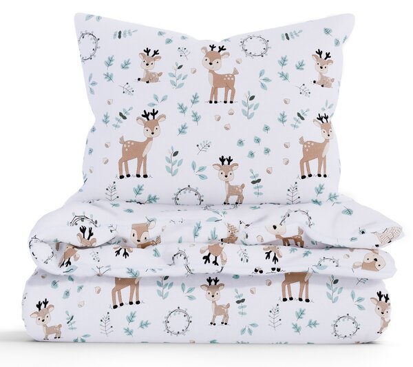 MK Lůžkoviny Bavlněné povlečení Renforcé - Bambi 140 × 200 cm, 70 x 90 cm