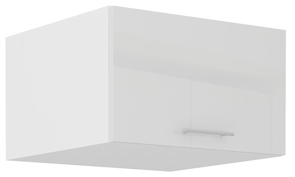 LARA wh | horní skříňka 60 NAGU-36 1F výklopná | 60 cm | HLUBOKÁ | bílá lesk