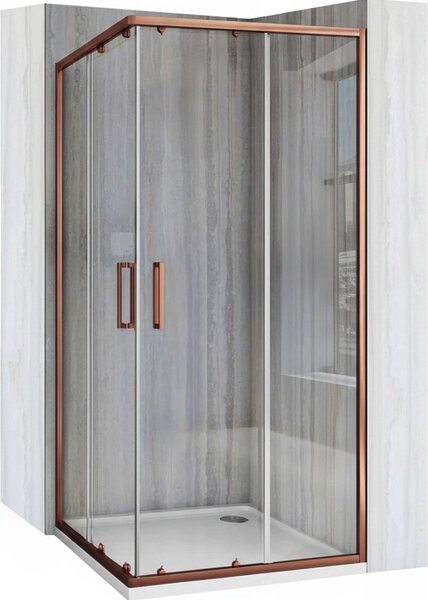 Sprchový Kout Rea City 90X90 Brush Copper