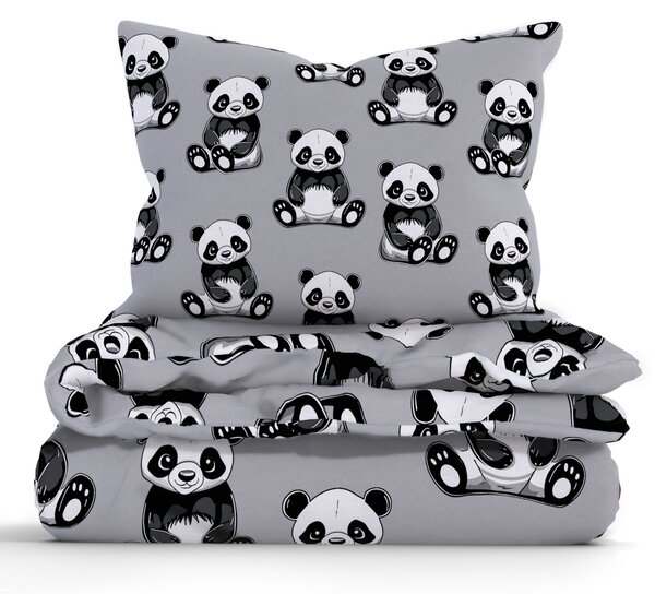 MK Lůžkoviny Bavlněné povlečení Renforcé - Panda