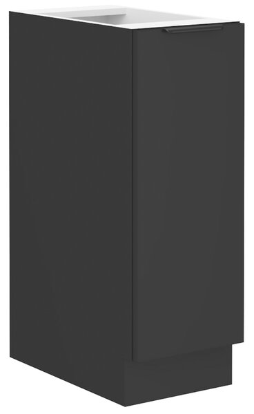 Kuchyňská linka SIENA a | 260 cm | UNI dvířka | PREMIUM BOX | černá