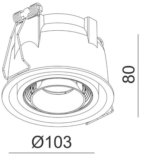 Deko-Light stropní vestavné svítidlo Uni II Mini 18-19V DC 9,00 W 3000 K 670 lm černá 565354