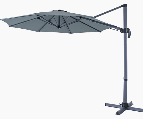 Furnigo Slunečník Lumin Ø300 cm - antracit