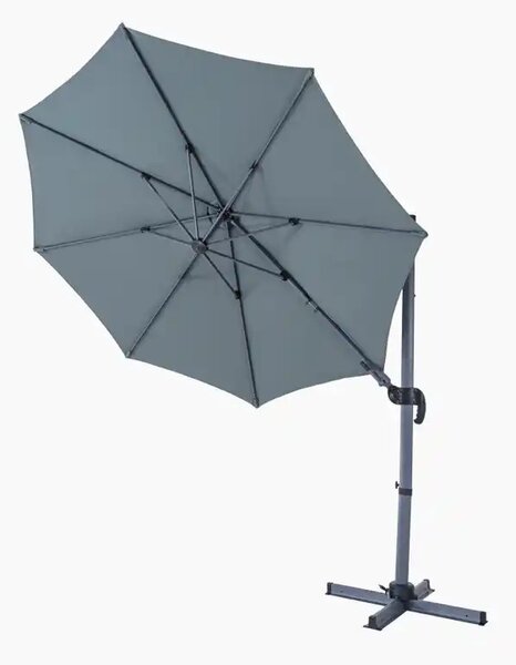 Furnigo Slunečník Lumin Ø300 cm - antracit