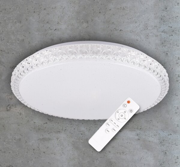LED Stmívatelné stropní svítidlo IRINA LED/48W/230V s dálkovým ovladačem