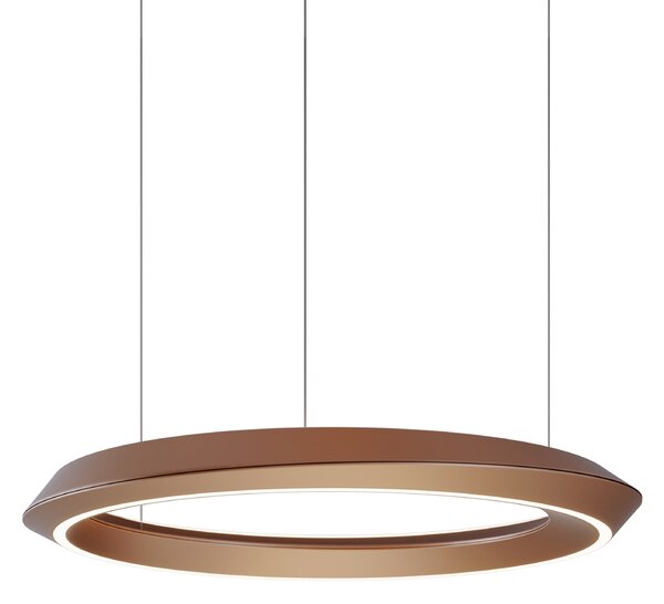 Lodes 19921 6727 Tidal, kulaté závěsné svítidlo LED 33W 2700K, hnědá/bílá, průměr 60cm, TRIAC
