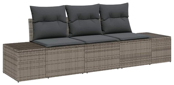 Set pohovek 3 ks Šedá polyratan 3346919