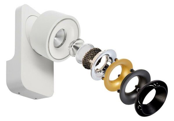 Deko-Light nástěnné přisazené svítidlo Uni II 220-240V AC/50-60Hz 12,00 W 3000 K 670 lm 120 mm bílá 341215 VÝPRODEJ VZORKU