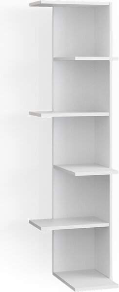 Rohová police Vicco Tera Bílá 37 x 140.1 cm, Model 35079