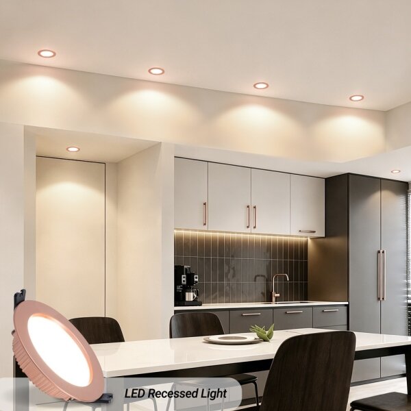 Immax NEO 07330L -LED Stm podhled sv DOWN LED/12W/230V Wi-Fi Tuya pr. 12 cm rose
