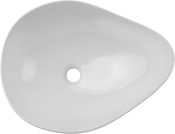 Comad Cloud Free umyvadlo 51x39 cm na pult bílá lesk CLOUD FREE WHITE ( E-6588 )