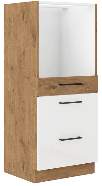 VIGO b | vysoká skříňka 60DPS-145 3S na troubu | 60 cm | PREMIUM BOX | lancelot/bílá lesk