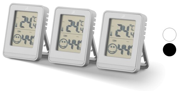 Auriol® Teploměr a vlhkoměr, 3dílná sada (100384256)