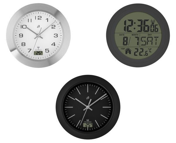 Auriol® Koupelnové hodiny řízené rádiovým signálem (100378630)
