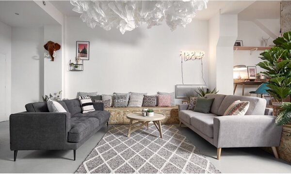 Konferenční stolek ze dřeva mindi Kave Home Thais, ø 80 cm