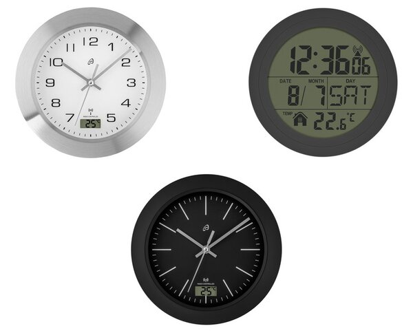 Auriol® Koupelnové hodiny řízené rádiovým signálem (100378630)