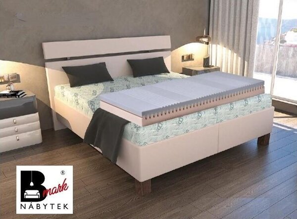 Pohoda český výrobce, Postel čalouněná Bahama 160, 180 cm - matrace STAR