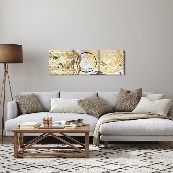 Obraz - Koláž (s hodinami) (90x30 cm)