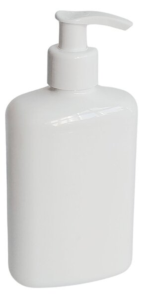 Dávkovač na mýdlo 250 ml bílý s bílou pumpičkou LIMA