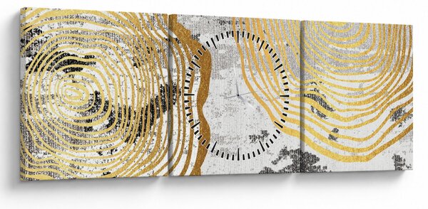 Obraz - Koláž (s hodinami) (90x30 cm)