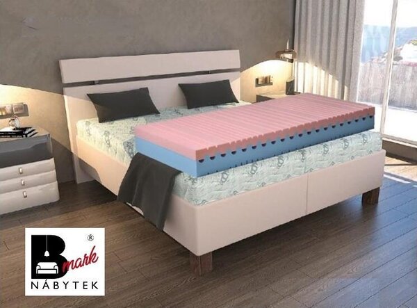 Pohoda český výrobce, Postel čalouněná Bahama 160, 180 cm - matrace ROYAL MAX