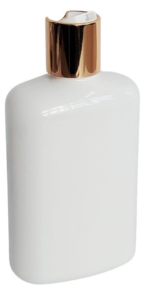 Dávkovač na mýdlo 250 ml bílý s bílo-zlatým DISC TOP LIMA