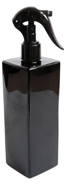 Dávkovač na mýdlo 500 ml černý s černým rozprašovačem mini LUNA