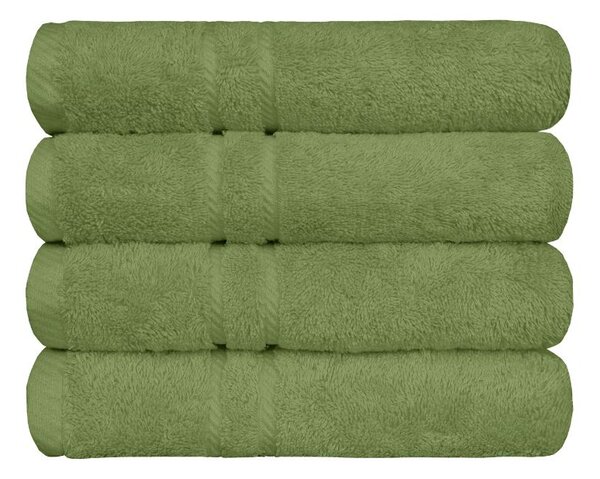 Bavlněný ručník COTTONA zelená osuška 70 x 140 cm