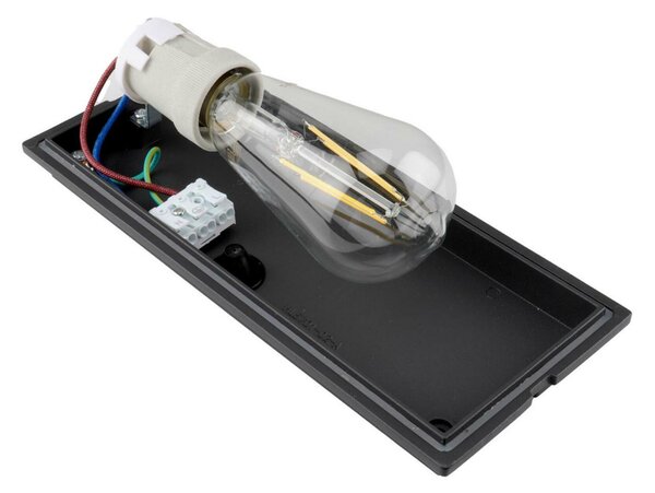Deko-Light Kapego nástěnné přisazené svítidlo Rilongo A 220-240V AC/50-60Hz E27 1x max. 18,00 W 250 mm antracit 730330