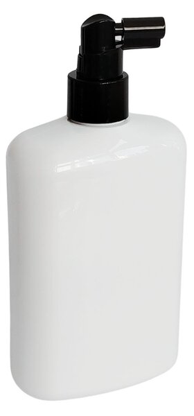 Dávkovač na mýdlo 400 ml bílý s černým sprejem LIMA