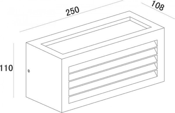 Deko-Light Kapego nástěnné přisazené svítidlo Wall Line III 220-240V AC/50-60Hz E27 1x max. 18,00 W 250 mm antracit 731060