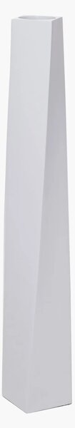 Váza HYDRON, sklolaminát, výška 80 cm, bílý