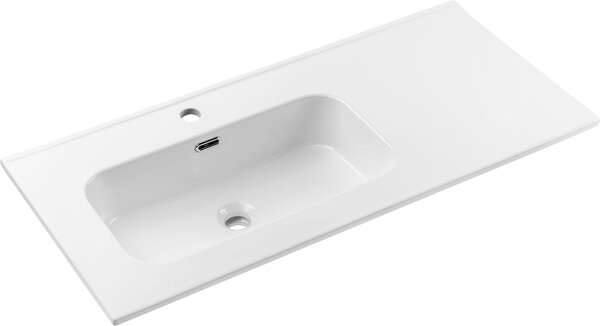 Comad Go 2 umyvadlo 101x46 cm obdélníkový nábytkový bílá lesk GO 2 100CM L DP ( E-8095-100L )