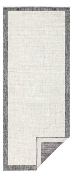 Šedo-krémový venkovní koberec NORTHRUGS Panama, 80 x 250 cm
