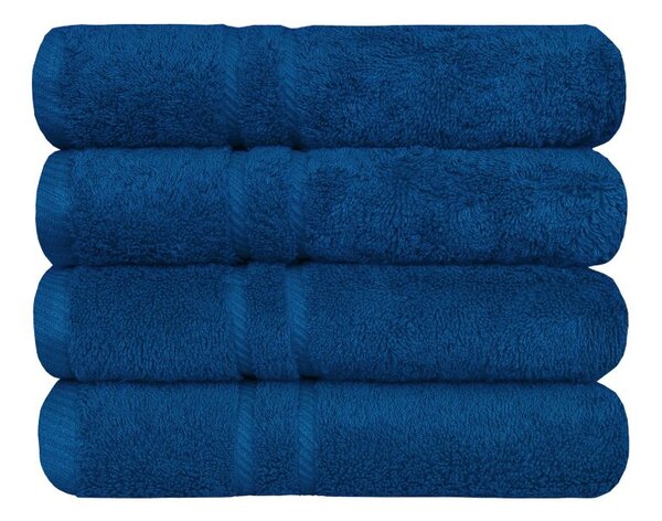 Bavlněný ručník COTTONA středně modrá osuška 70 x 140 cm