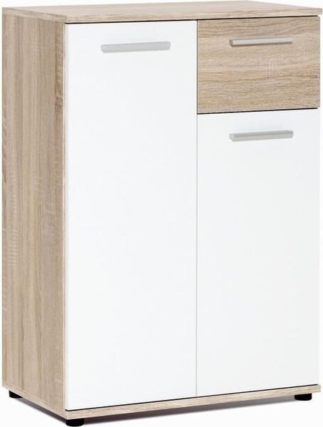 Úložný box Petit Buffet - matná bílá a dub Sonoma - Classic - 60 cm